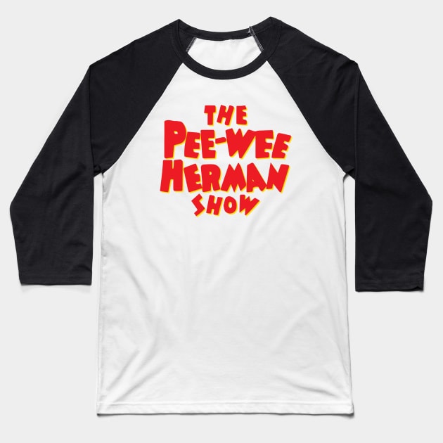 THE PEE-WEE HERMAN SHOW Baseball T-Shirt by Pandans